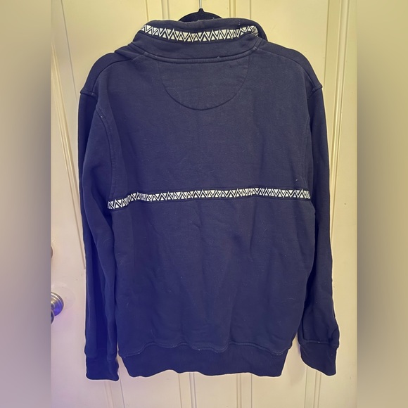 STUSSY WOVEN TAPE MOCK NECK 1/4 ZIP-UP (BLACK) - Picture 6 of 10